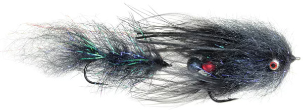 Fulling Mill Cheech Leech Black #1 Big Fish Trout Bum Streamer