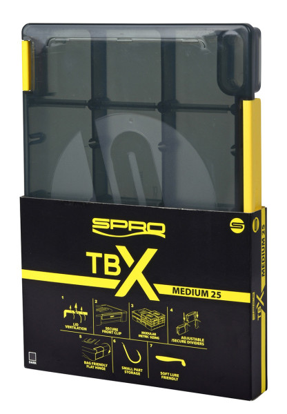 Spro TBX25M Dark Box 25 x 17,5 x 2,5 cm