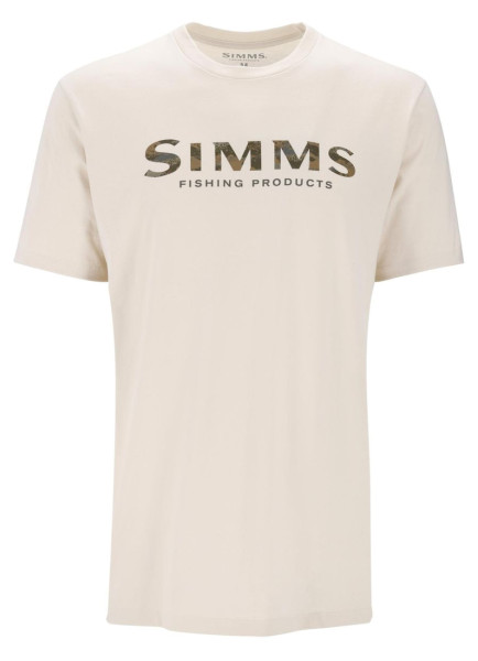 Simms Shroud Fill Logo T-Shirt Natural