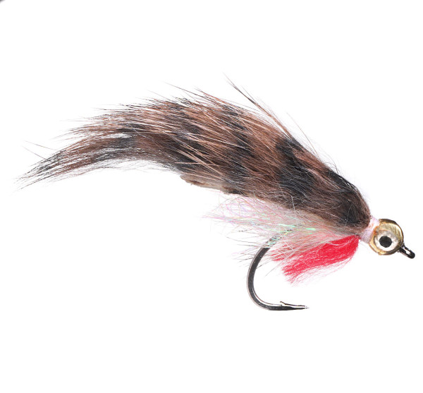 Kami Flies Streamer - Heavy Zonker grizzly brown