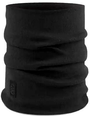 Buff® Merino Heavyweight Neckwarmer Solid Black Schlauchtuch