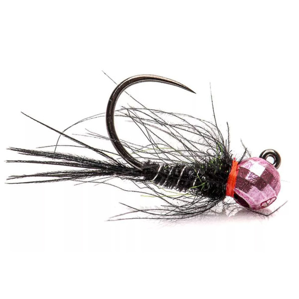 Superflies Tungsten Nymphe Black Pheasant Tail CDC Disco Jig