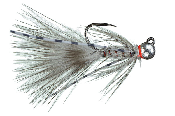 MFC Jig Mini Bugger White Nymphe Barbless