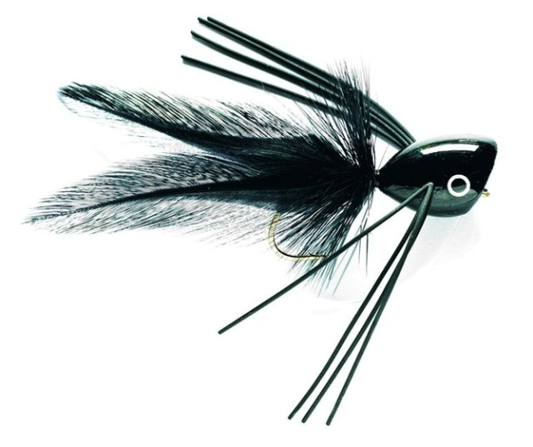 Fulling Mill Streamer - Black Popper