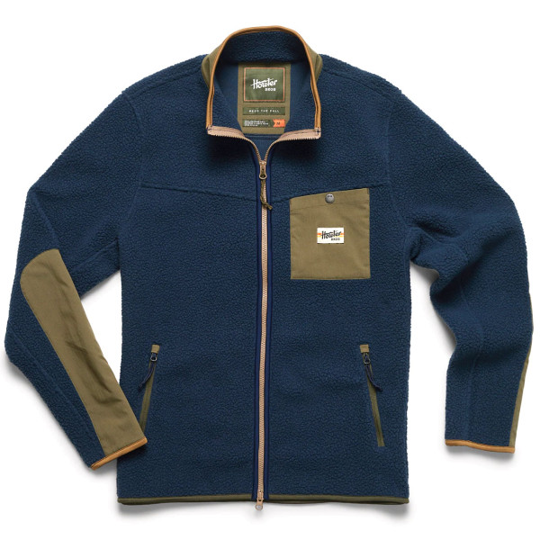 Howler Brothers Chisos midweight Fleece Jacket - station blue