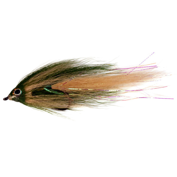 Catchy Flies Streamer - Pikebuck olive & tan