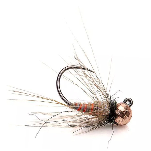 Superflies Tungsten Nymphe Red Rib Killer Jig Nymph