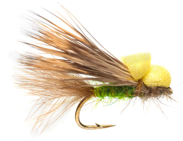 Fulling Mill Tactical Dryfly Procter's Bounce Back Caddis Yellow #12 Trockenfliege