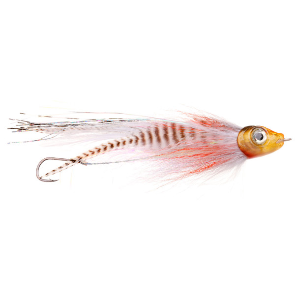 Wurm Intruder Streamer 3D-Kopf 16 cm 6 g grizzly/weiß