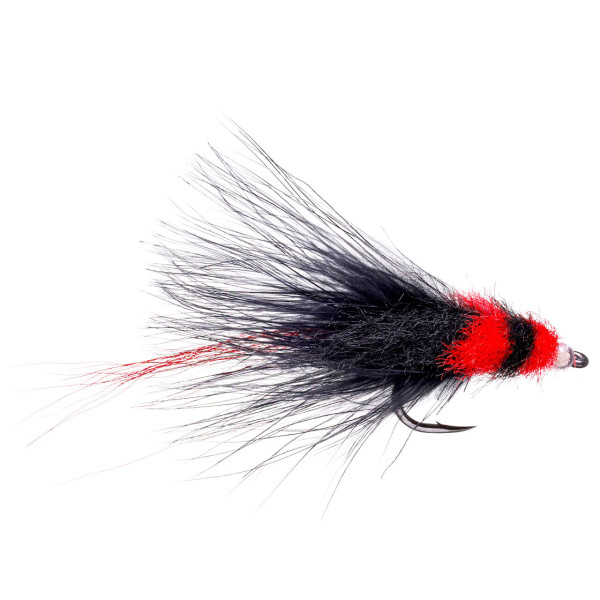 Superflies Salzwasserfliege Tarpon Toad Black & Red