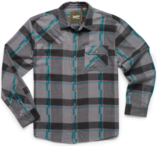 Howler Brothers Harker's Flannel Shirt - backdrop plaid : greystoke