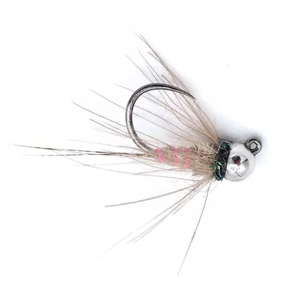 Superflies Tungsten Nymphe Pink Rib Killer Jig Nymph