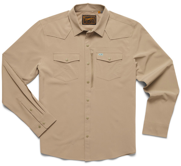 Howler Brothers Emerger Tech Sunshade Longsleeve - sandstone