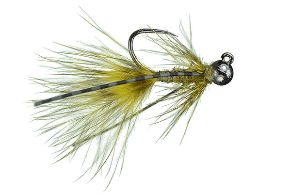 MFC Jig Mini Bugger Olive Nymphe Barbless